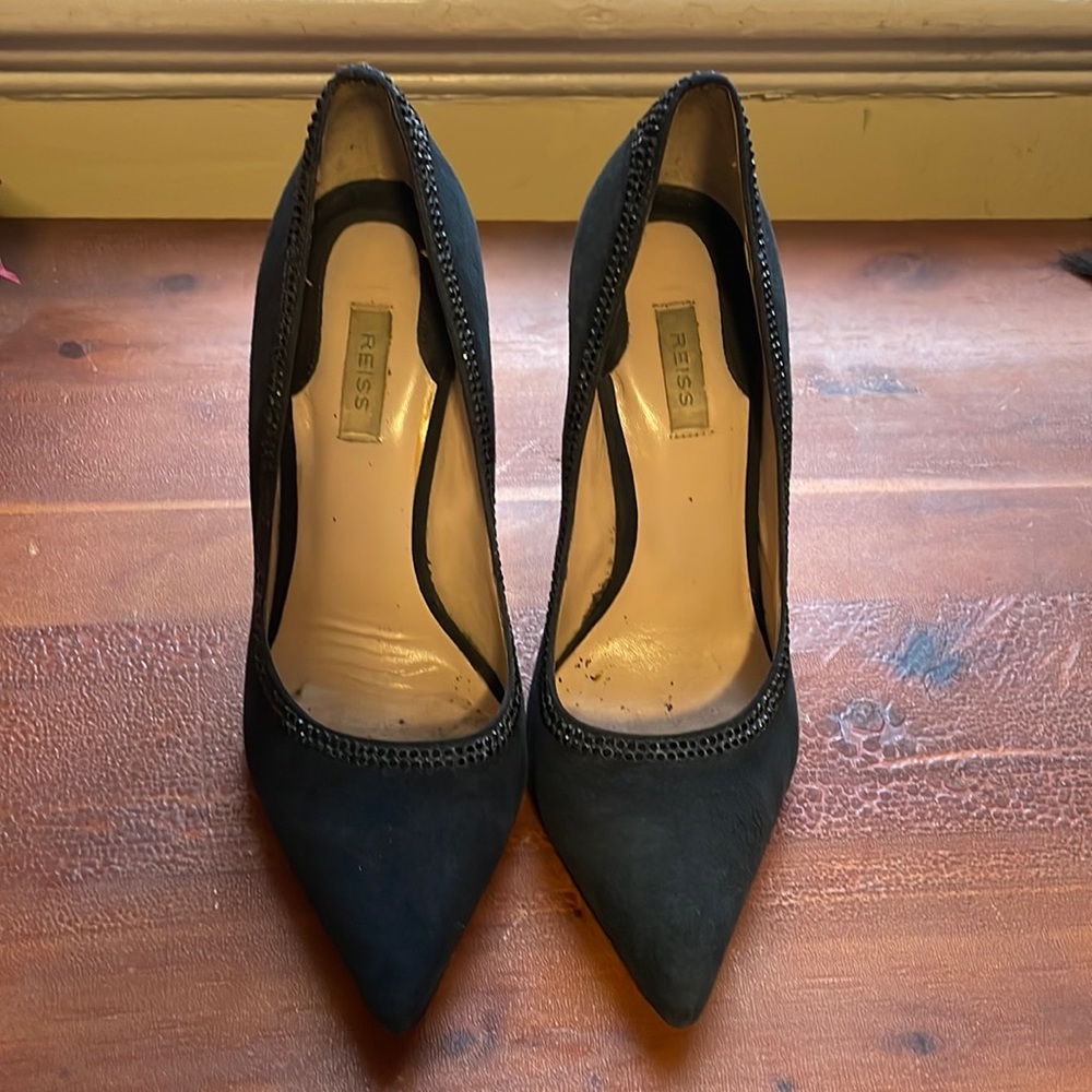 Reiss black heels. Size 38(7.5-8)